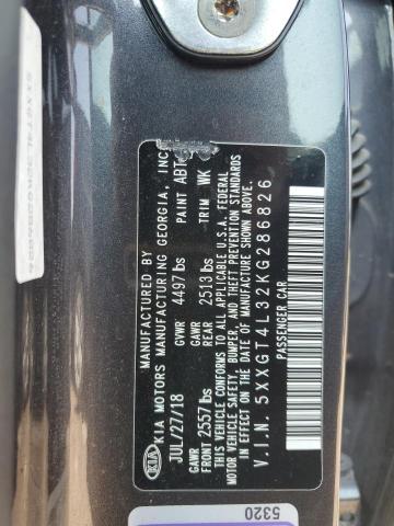 2019 Kia Optima Lx VIN: 5XXGT4L32KG286826 Lot: 59006044