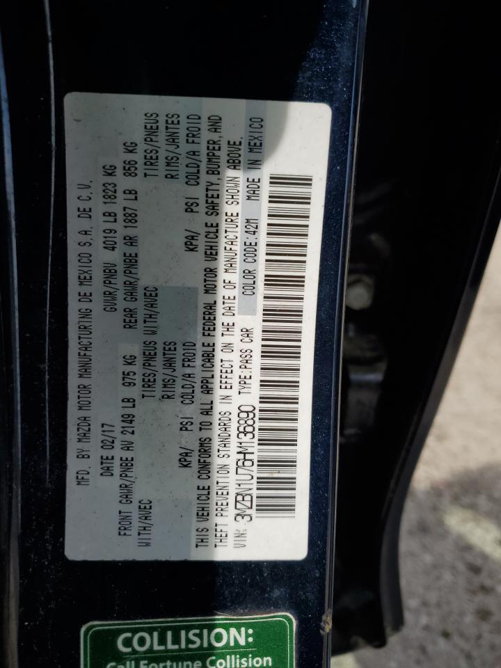 3MZBN1U76HM136890 2017 Mazda 3 Sport