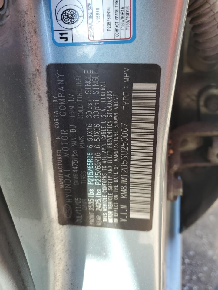 KM8JM12B56U250067 2006 Hyundai Tucson Gl