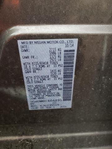 2015 NISSAN PATHFINDER - 5N1AR2MM0FC604895
