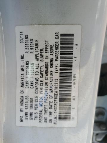 1HGCR2F8XEA180912 2014 Honda Accord Exl