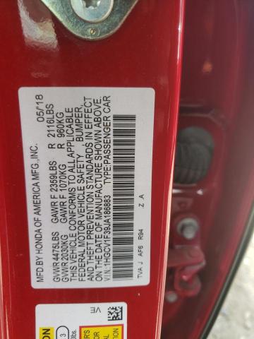 2018 HONDA ACCORD SPO - 1HGCV1F39JA186883