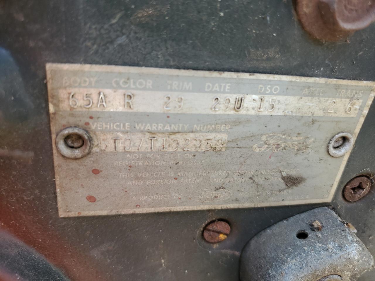 5T07T152764 1965 Ford Mustang