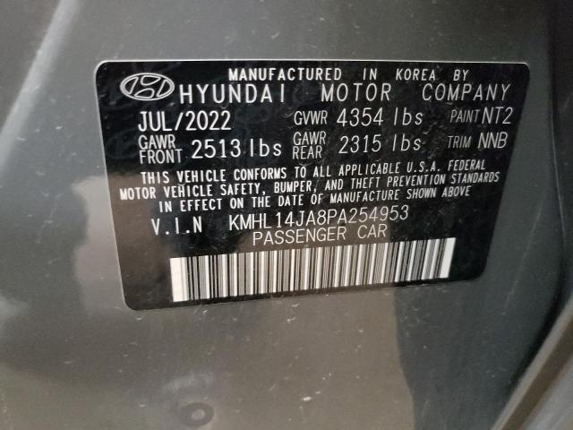 VIN KMHL14JA8PA254953 2023 Hyundai Sonata, Sel no.13