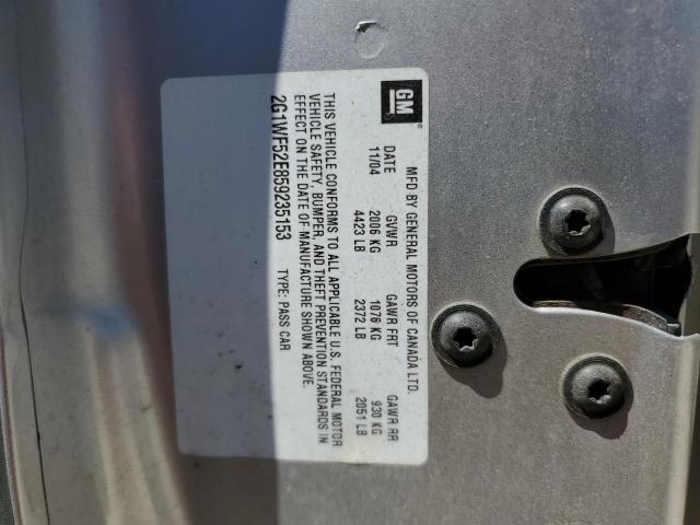 2005 Chevrolet Impala VIN: 2G1WF52E859235153 Lot: 58353414