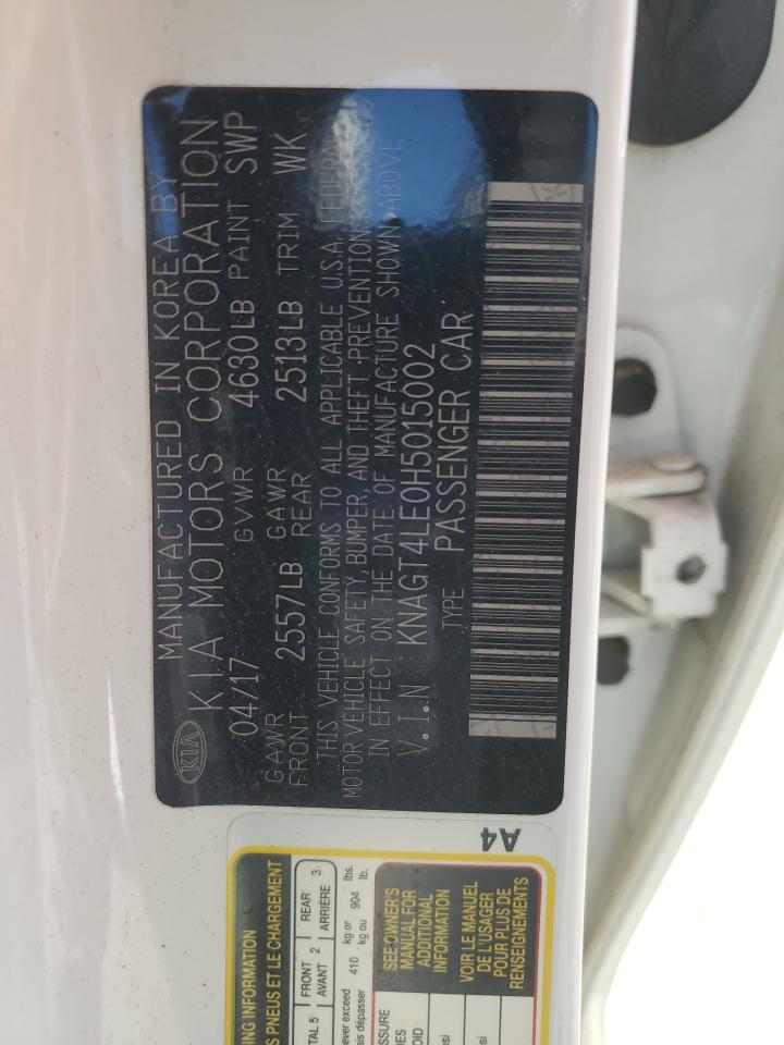 KNAGT4LE0H5015002 2017 Kia Optima Hybrid