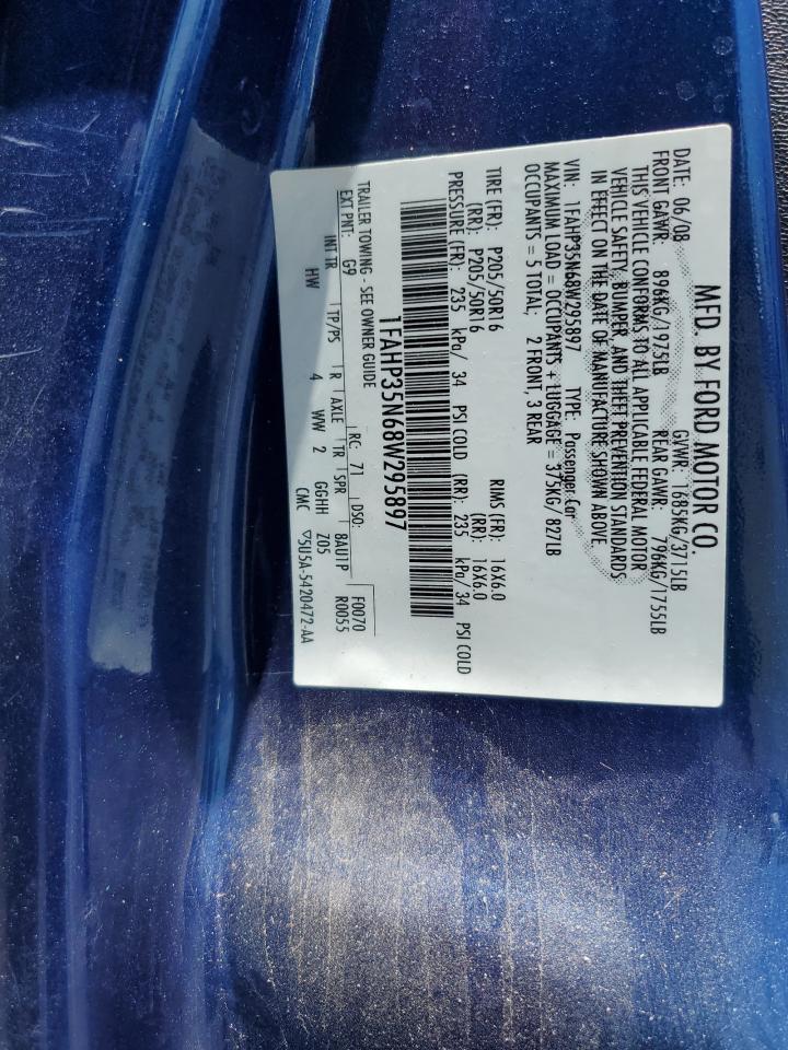 1FAHP35N68W295897 2008 Ford Focus Se