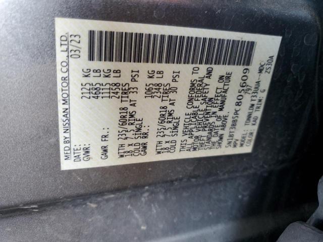 2023 Nissan Rogue Sv VIN: 5N1BT3BB5PC805609 Lot: 60094734