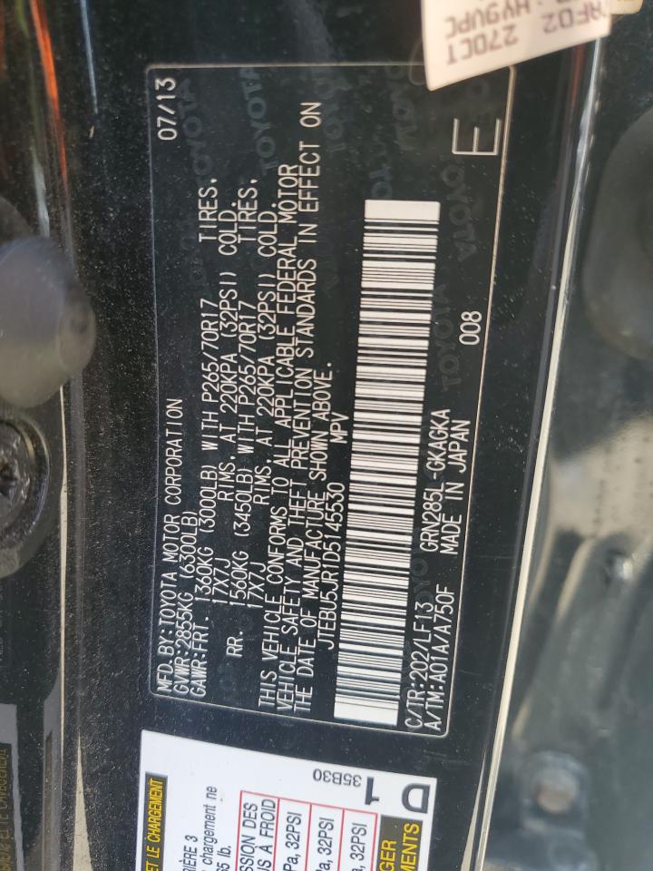 JTEBU5JR1D5145530 2013 Toyota 4Runner Sr5