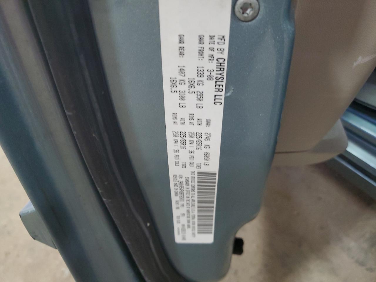 2A8HR54PX8R765031 2008 Chrysler Town & Country Touring