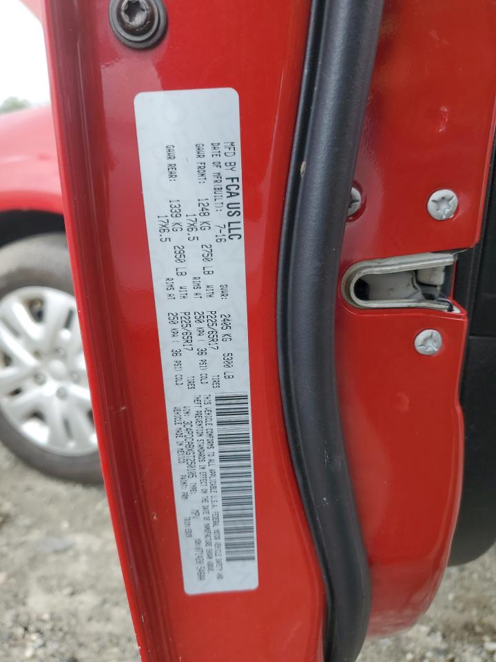 3C4PDCABXGT250105 2016 Dodge Journey Se