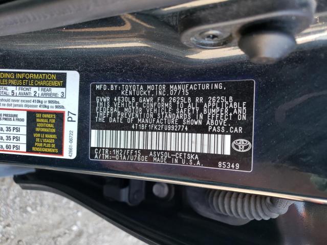 4T1BF1FK2FU992774 2015 TOYOTA CAMRY - Image 12