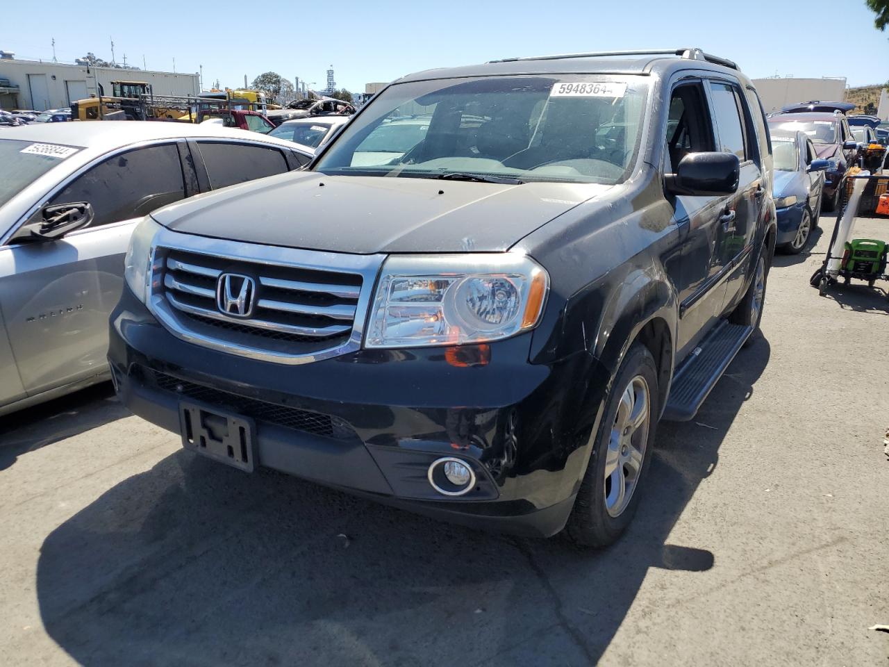 2012 Honda Pilot Exl vin: 5FNYF4H58CB021175