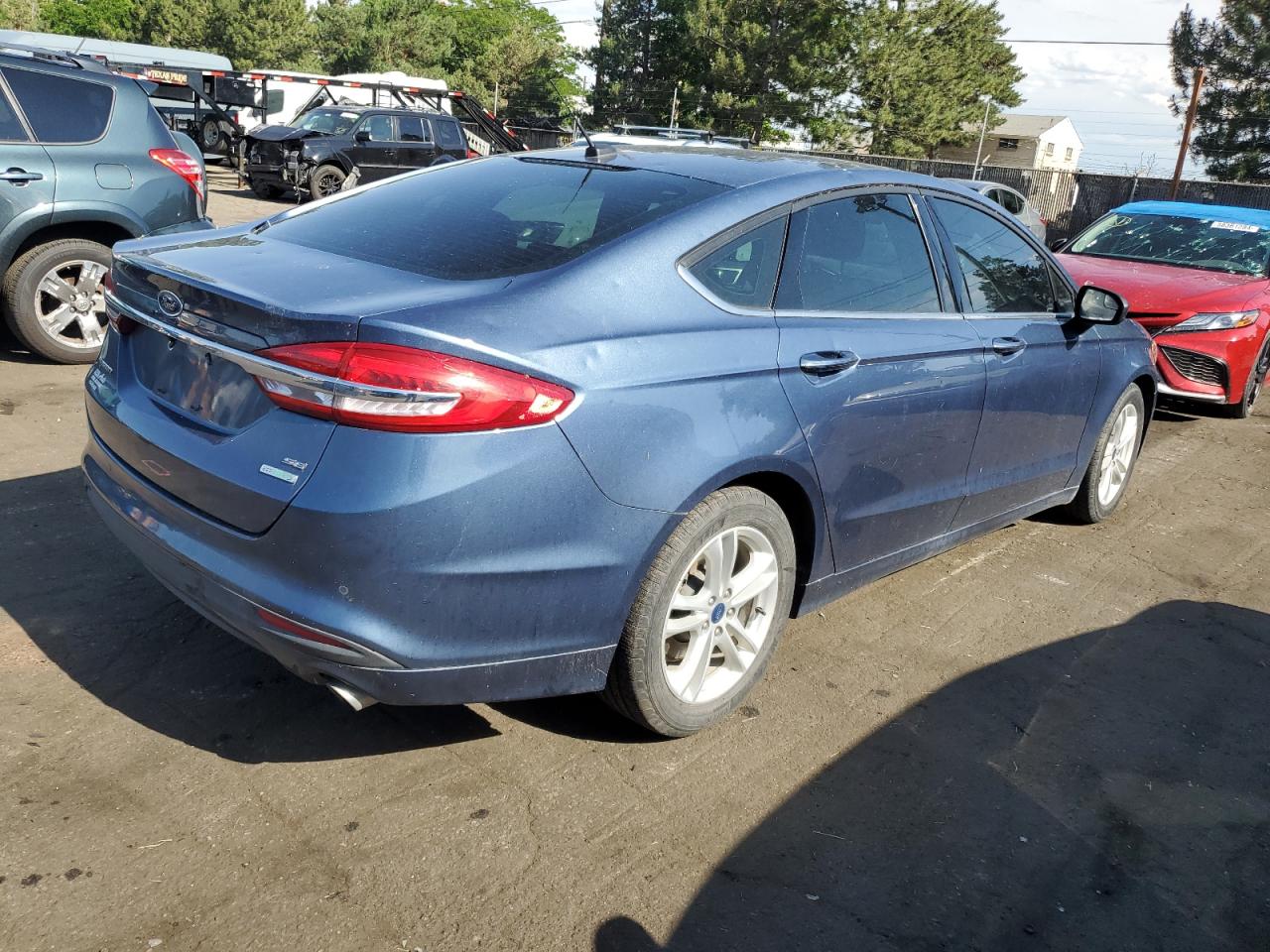 2018 Ford Fusion Se vin: 3FA6P0HD5JR241217