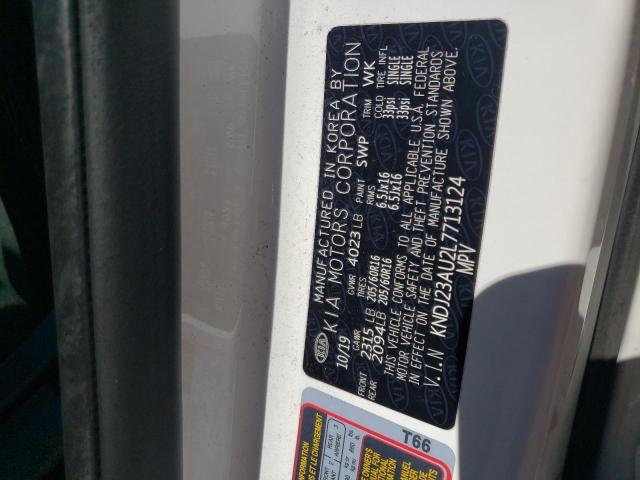 2020 Kia Soul Lx VIN: KNDJ23AU2L7713124 Lot: 58335014