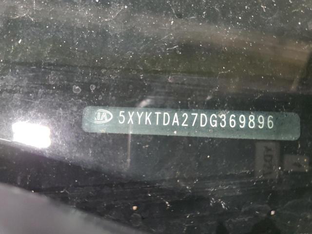 2013 Kia Sorento Lx VIN: 5XYKTDA27DG369896 Lot: 59519584