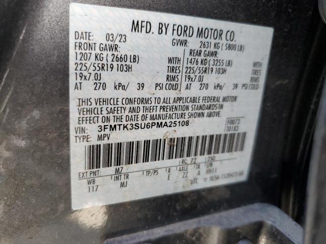 2023 FORD MUSTANG MA 3FMTK3SU6PMA25108  57961254