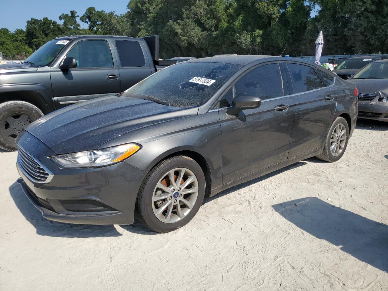 2017 Ford Fusion Se vin: 3FA6P0HDXHR411288