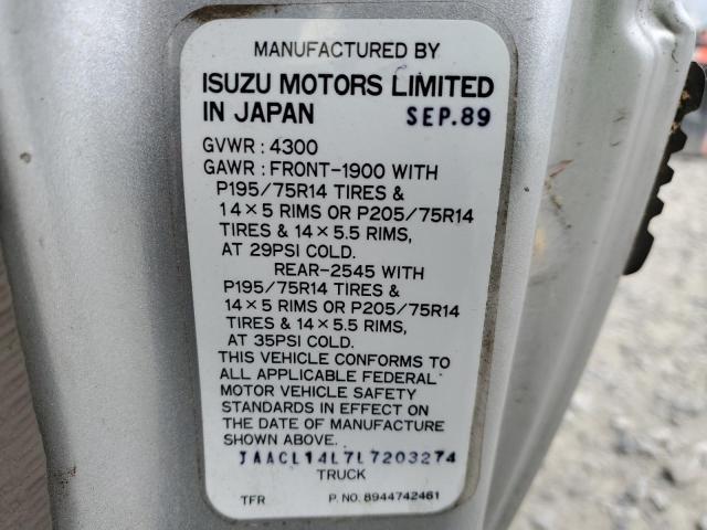 1990 Isuzu Conventional Long Bed VIN: JAACL14L7L7203274 Lot: 58376694