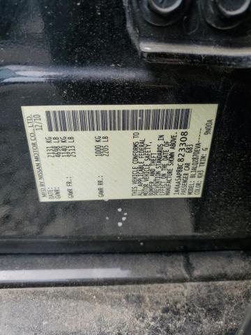 2011 Nissan Maxima S VIN: 1N4AA5AP8BC823308 Lot: 61087024