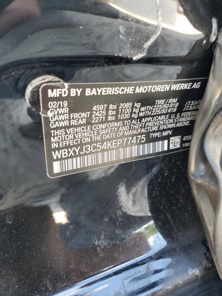 WBXYJ3C54KEP77475 2019 BMW X2 Sdrive28I