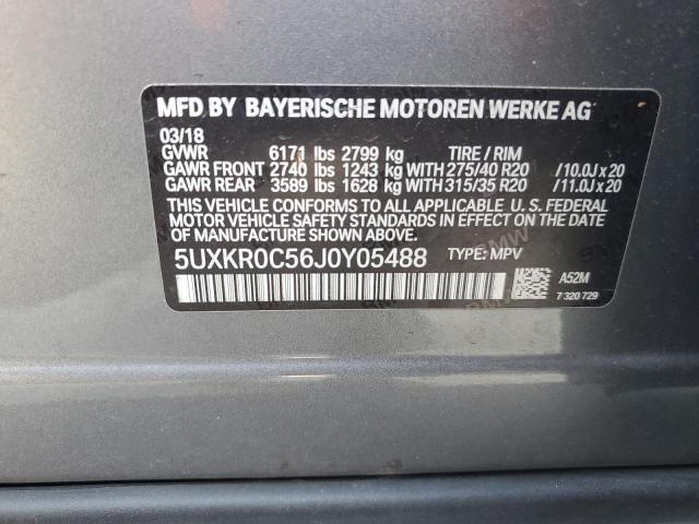 5UXKR0C56J0Y05488 2018 BMW X5 - Image 14