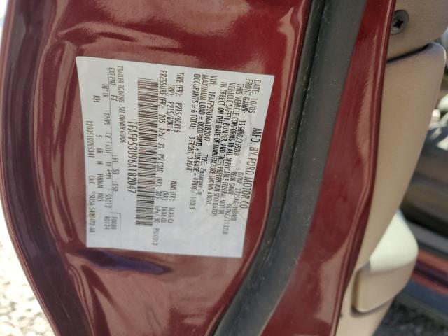 2006 Ford Taurus Se VIN: 1FAFP53U96A182047 Lot: 57258424