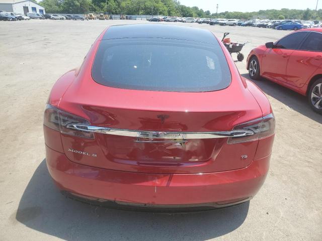  TESLA MODEL S 2017 Червоний