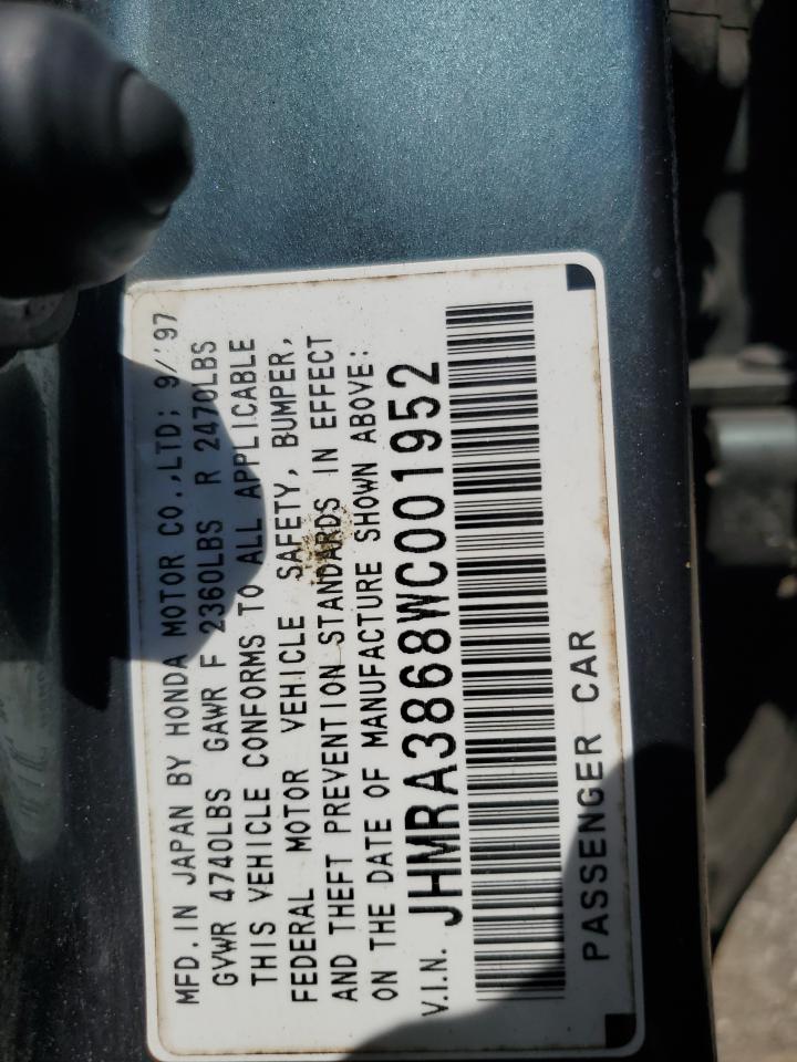 JHMRA3868WC001952 1998 Honda Odyssey Lx