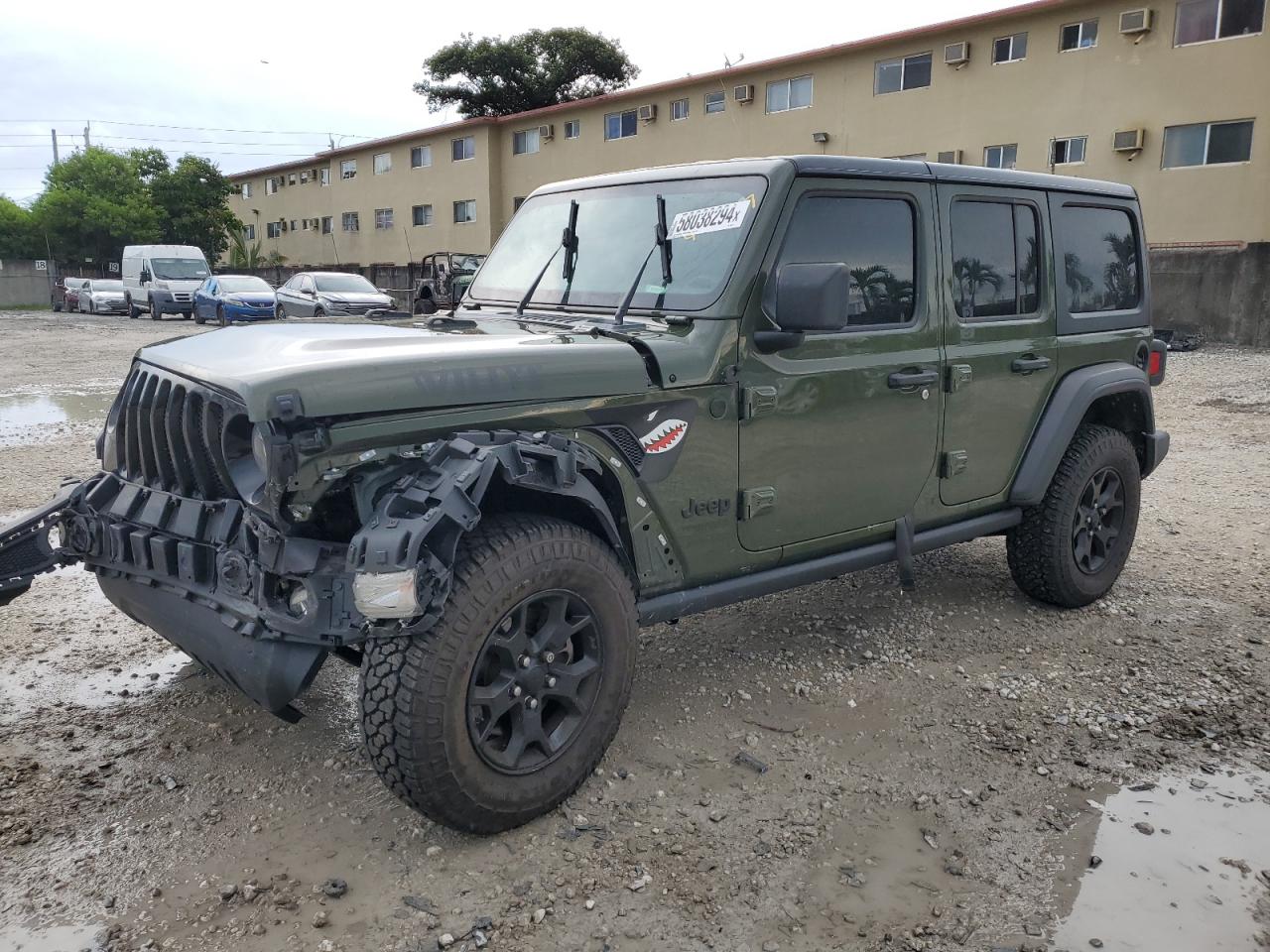 1C4HJXDN9MW560746 2021 Jeep Wrangler Unlimited Sport