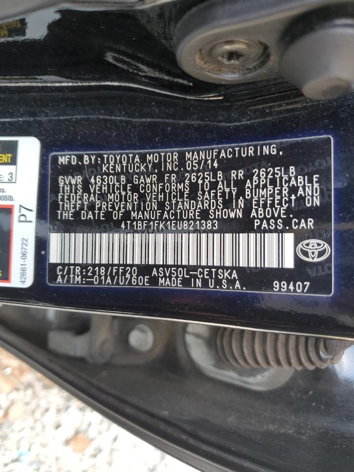 4T1BF1FK1EU821383 2014 Toyota Camry L