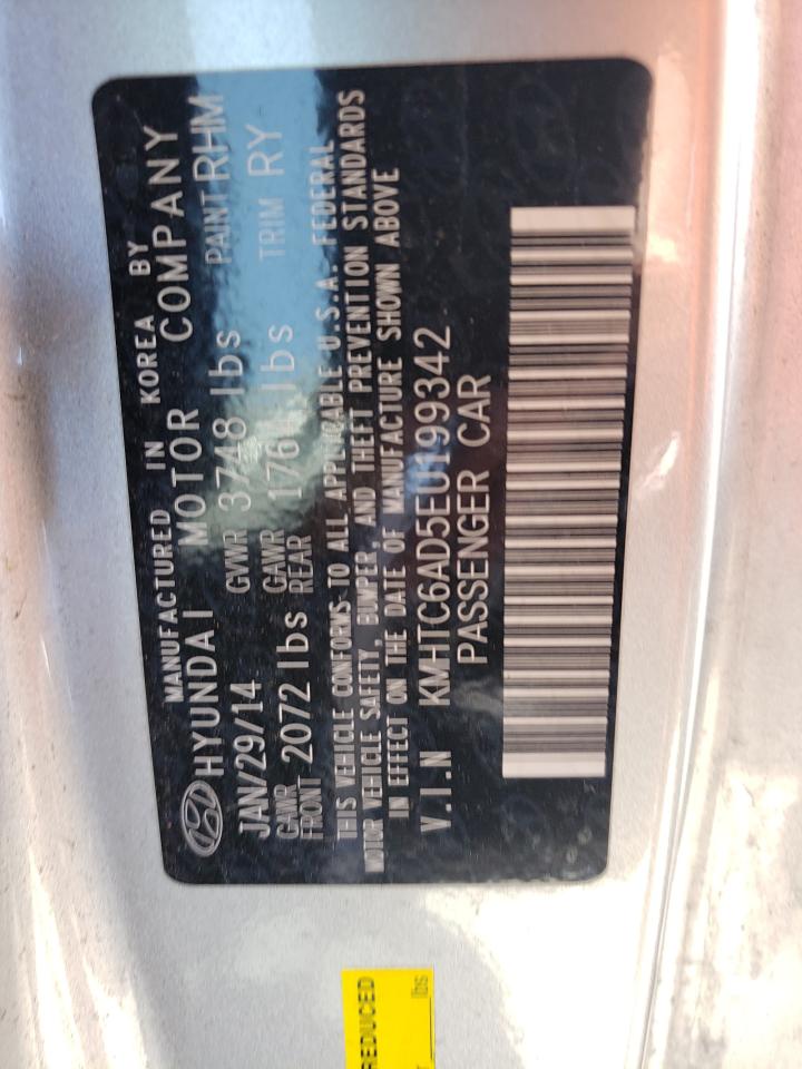 KMHTC6AD5EU199342 2014 Hyundai Veloster