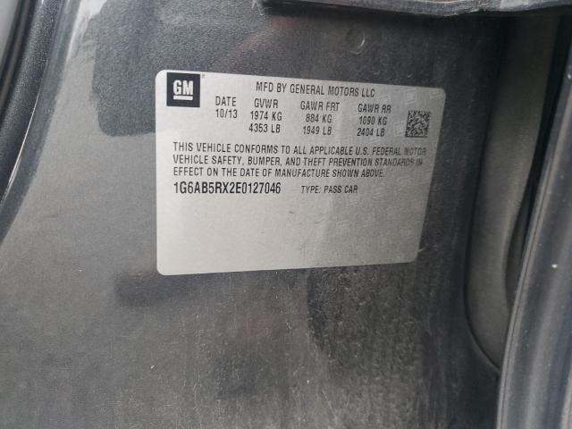 2014 Cadillac Ats Luxury VIN: 1G6AB5RX2E0127046 Lot: 60598274