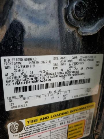 2021 Ford Expedition Xlt VIN: 1FMJU1HT0MEA30729 Lot: 58283654