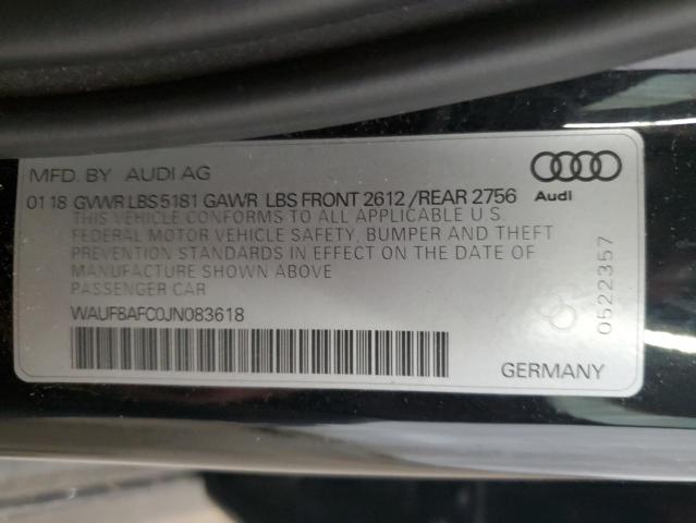2018 AUDI A6 PREMIUM - WAUF8AFC0JN083618