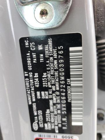 2021 Kia K5 Gt Line VIN: 5XXG64J26MG039765 Lot: 58017284