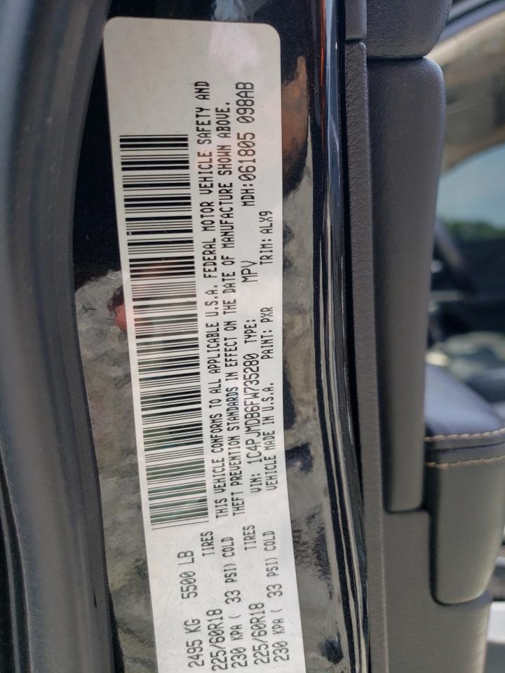 1C4PJMDB6FW735280 2015 Jeep Cherokee Limited