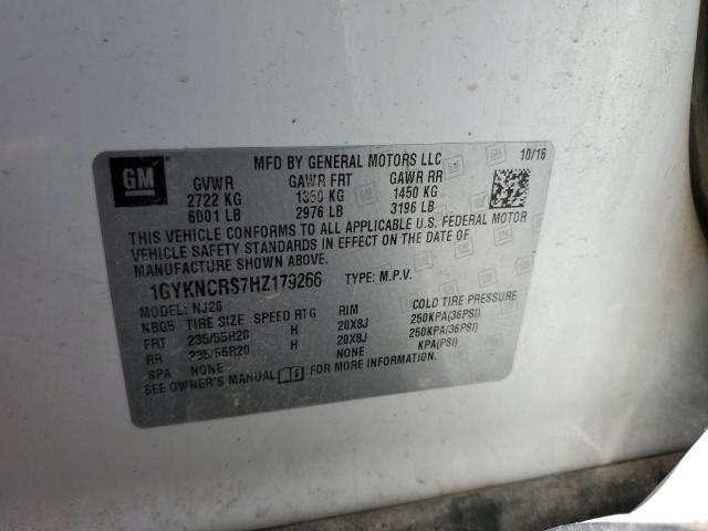 2017 CADILLAC XT5 PREMIU - 1GYKNCRS7HZ179266