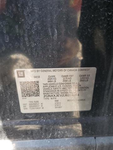 2018 CHEVROLET EQUINOX LT - 2GNAXJEV2J6314064