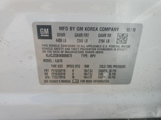2019 BUICK ENCORE SPO - KL4CJ2SB4KB888676