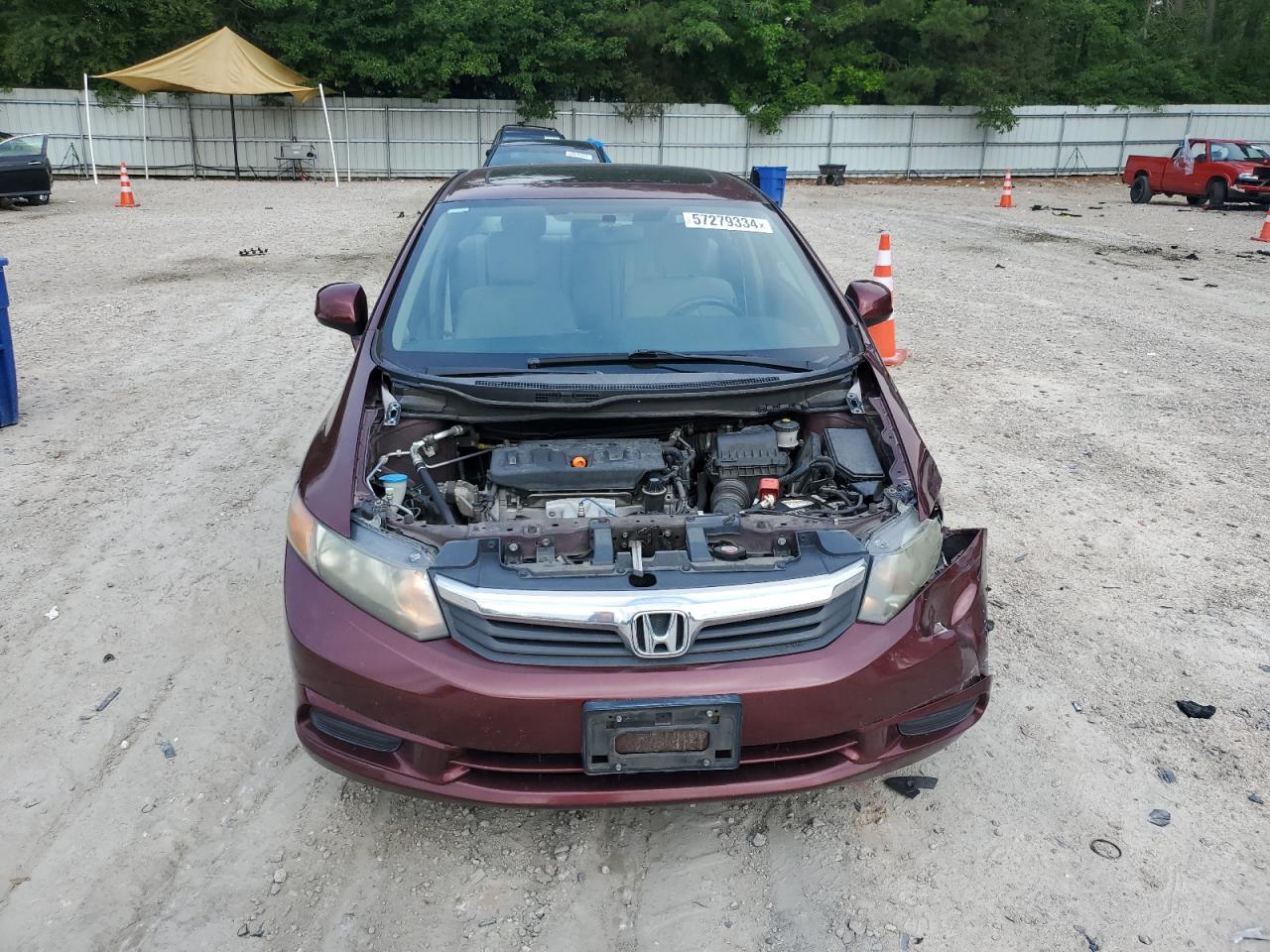 2HGFB2F83CH510261 2012 Honda Civic Ex