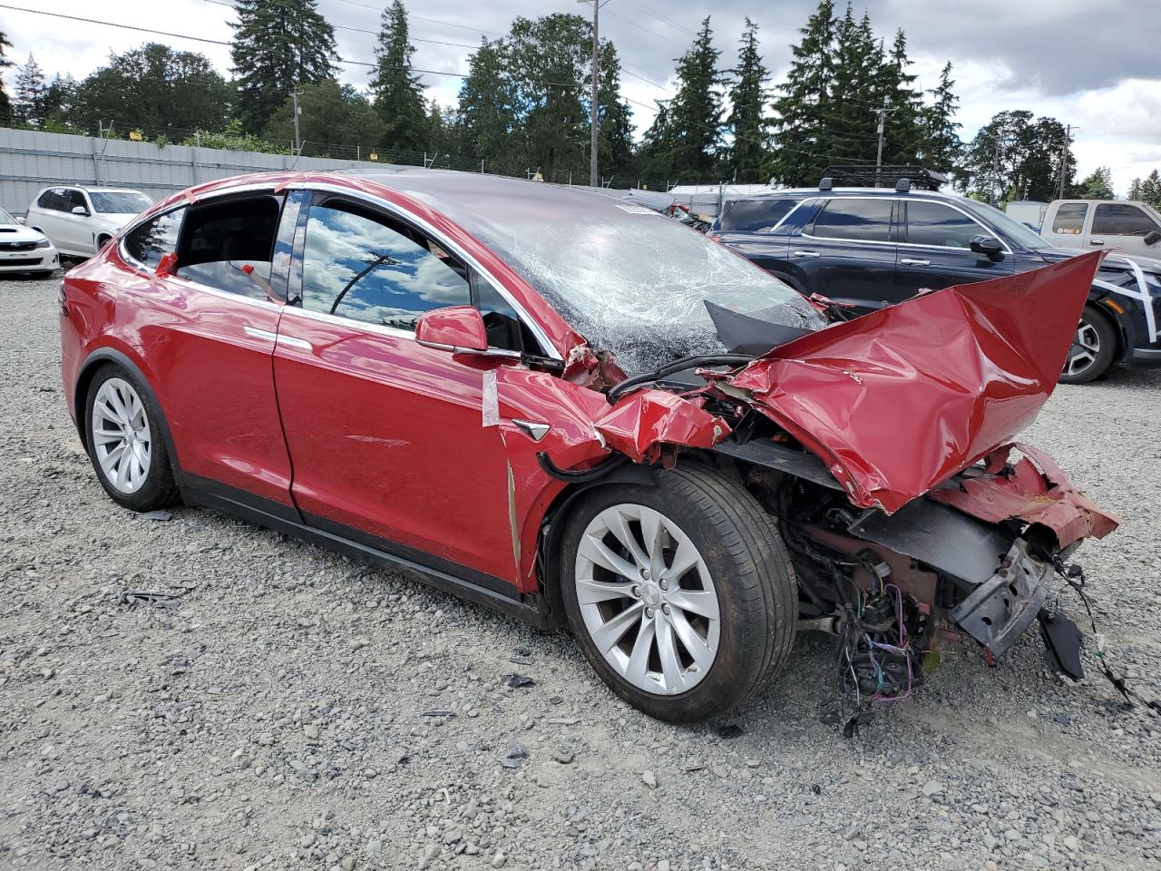 2021 Tesla Model X vin: 5YJXCAE28MF324990