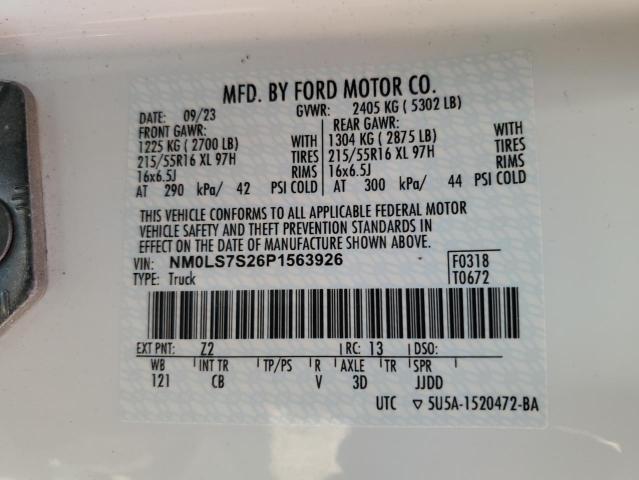 NM0LS7S26P1563926 2023 Ford Transit Connect Xl