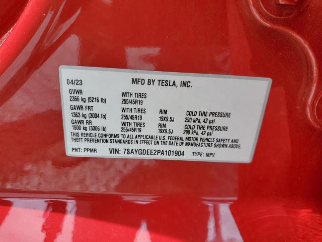 7SAYGDEE2PA101904 2023 Tesla Model Y