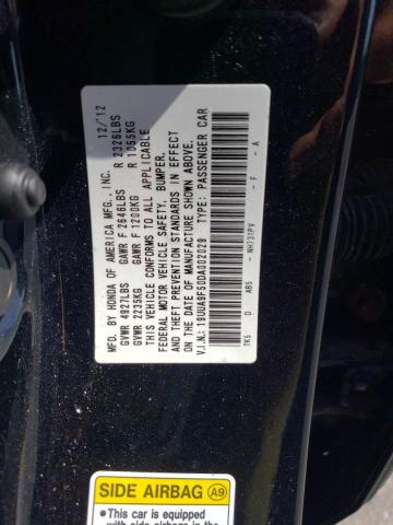 2013 Acura Tl Tech VIN: 19UUA9F50DA002029 Lot: 56031674