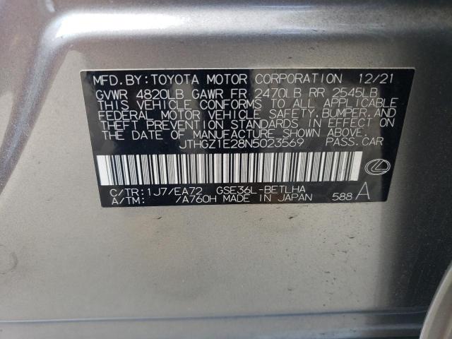 2022 Lexus Is 350 F-Sport VIN: JTHGZ1E28N5023569 Lot: 59037624