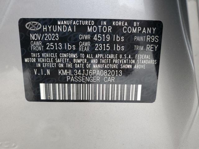 2023 Hyundai Sonata Hybrid VIN: KMHL34JJ6PA082013 Lot: 60891074