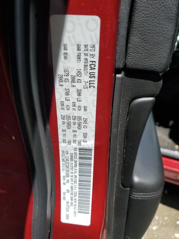 1C4RJECG8FC951659 2015 Jeep Grand Cherokee Overland