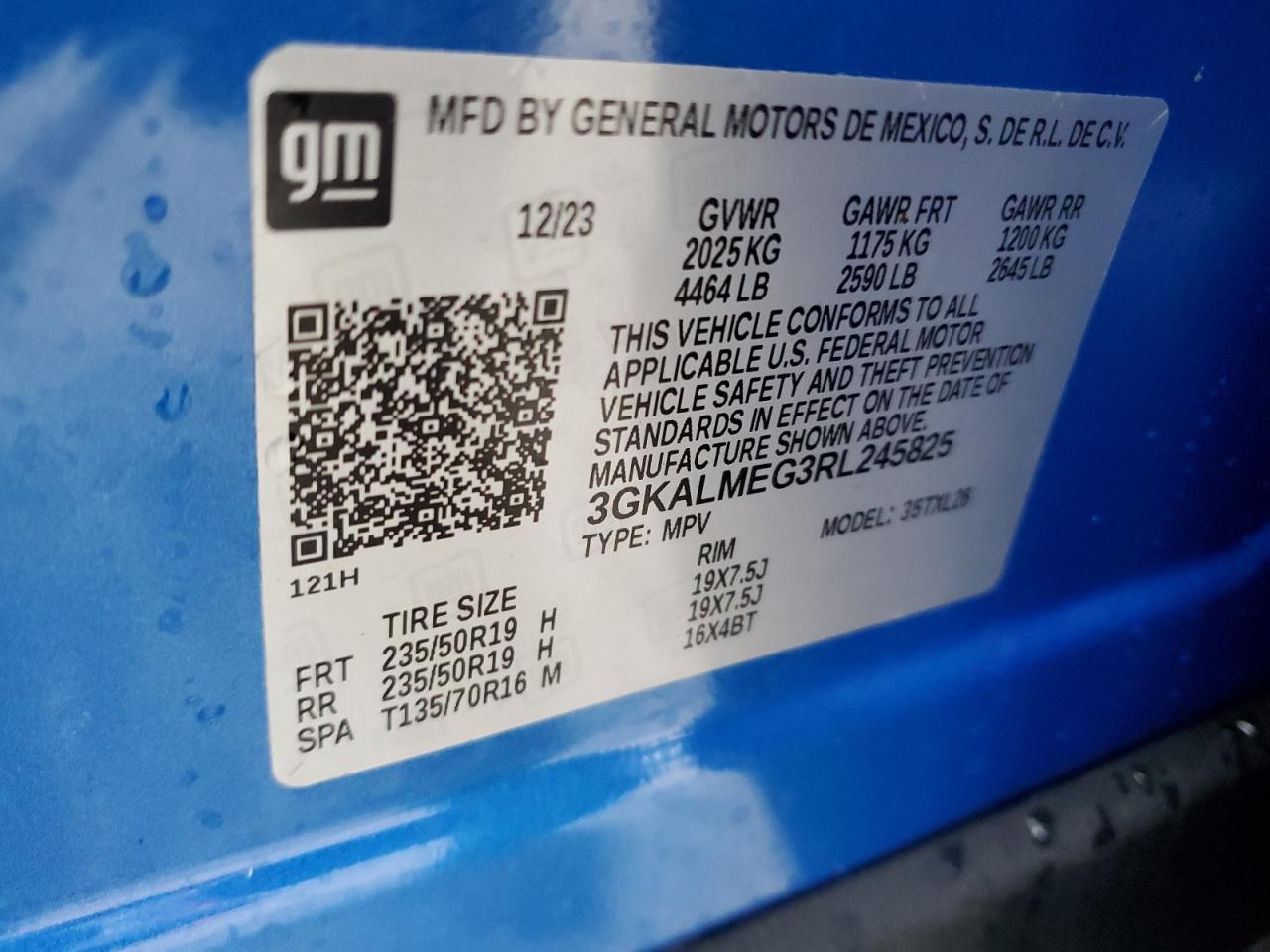 3GKALMEG3RL245825 2024 GMC Terrain Sle