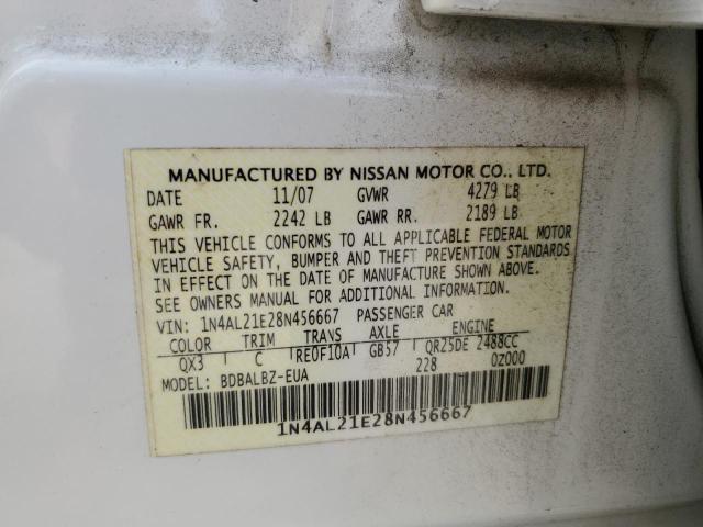 1N4AL21E28N456667 | 2008 Nissan altima 2.5